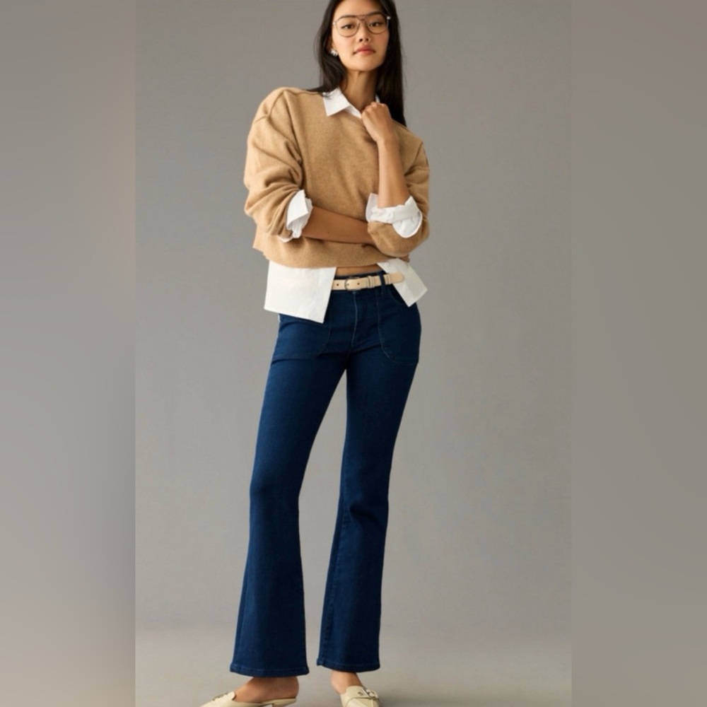NEW Pilcro Dark Blue Flare Jeans- Sold Out at Anthropologie